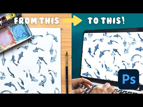 Digitize Your Hand Painted Art with Photoshop: A Step by Step Guide