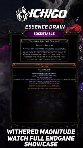 PoE2 0.3 Withered Magnitude Lahkesis Queen of Chaos Essence Drain ENDGAME GUIDE #poe2 #essencedrain