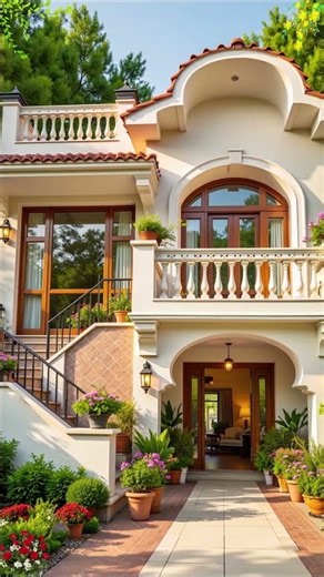 Beautiful Modern Two-Story House Design | Luxury Home Exterior Tour 🏡