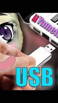 Como hacer que mi PC diga YAMETEKUDASAI cuando le enchufe un USB