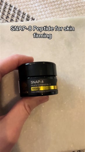ADD SNAP-8 to your skincare routine morning and night! It will smooth wrinkles and fine lines and also helps with firming! #peptideserum #antiaging #peptideskincare #snap8