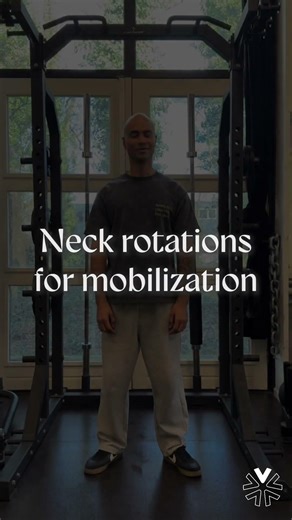 Neck rotations for mobilization.
