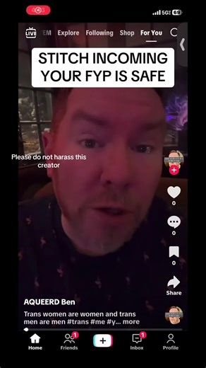 Transmisandry and the misogyny trans men face does not belong in queer spaces. It is TERF rhetoric. And it is not helpful. It is actively harming our community. And no- DELETING YOUR VIDEO AND PRETENDING IT DIDN’T HAPPEN IS NOT SOLVING THE PROBLEM. @AQUEERD Ben #lgbtq #transgender #transman #transmasc #terfsnotwelcome