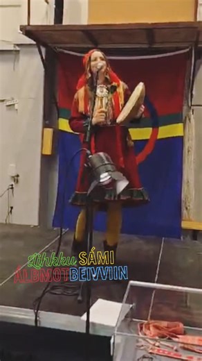 "Sámieatnan duoddariid" - Nils Aslak Valkeapää. Sámi peoples yoik on sámi peoples day 💙💚❤️💛 | Elin Kåven
