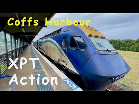 Australian Trains XPTs in action around Coffs Harbour