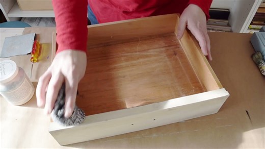 She saves an old drawer for this genius living room idea!