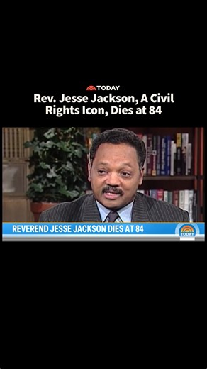 Rev. Jesse Jackson, the longtime civil rights activist, Baptist minister and two-time presidential candidate, died Tuesday. He was 84. “His unwavering belief in justice, equality, and love uplifted millions,” his family said in a statement. TODAY’s Craig Melvin shares a look back at Jackson’s life and legacy. | Today Show