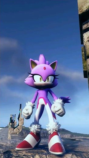 Blaze The Cat in Sonic Frontiers | Sonic Frontiers mods Shorts