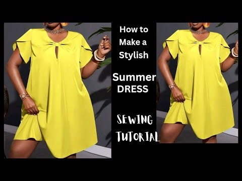 DIY: Easy Summer Dress Tutorial For Beginners ✂️