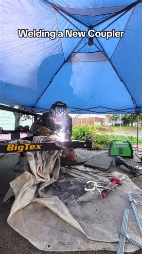 Allred Trailer Service on Instagram: "Big Tex Utility Trailer Gets a New Coupler"