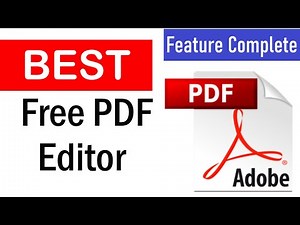 Best FREE PDF Editor | How To Edit PDF File in Laptop | How to Edit PDF with LibreOffice PDF Editor