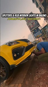 Very BEAUTIFUL work done just have a look inside Baleno fully modified