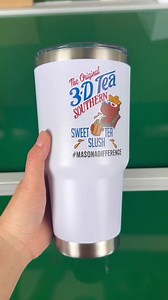 All this hub bub about pink tumblers and they cost twice as much as ours and do not come with $2 lifetime refills of the greatest Sweet Tea in the world!! Also a portion of each Tumbler or #Masonadifference Jar sold supports one young persons dream with a culinary scholarship with George Stone !! We are open Today Sunday 3200 n Pace Blvd 12-6 | 3-D Eats & Tea Pensacola