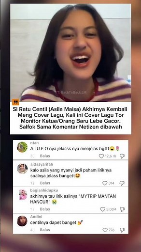 Asila Maisa Cover Lagu Tor Monitor Ketua /Lagu orang Baru Lebe Gacor #asilamaisa