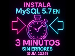 “Instala MySQL 5.7 en 3 minutos sin errores (guía 2025)”.