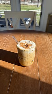 9.1K views · 245 reactions | carrot cake iced latte w/ cream cheese cold foam 凌 . . . . . . #coffee #coffeerecipes #coffeeislife #easyrecipes #easyrecipe #spring #springrecipes #easterrecipes #pinterestaesthetic #pinterestinspired #pinterest #cottagecore #cozykitchen #asmr #carrotcake #icedlatte #cottagecoreaesthetic | Jess Costantino | Facebook