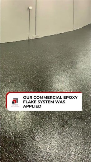 New Showroom Floor Applied with our Decorative Commercial Epoxy Flake System