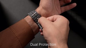 Bandletic Magnetic Sport Band Compatible with Samsung Galaxy Watch Ultra Bands (2025/2024) 47mm, Rugged Thin Soft Silicone Waterproof Strap Replacement Wristbands for Men Women, Black/Orange