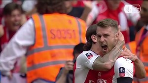 Happy birthday to 2014, 2015 and 2017 #EmiratesFACup winner, Aaron Ramsey! 🥳 Here's a look back his late winner in Arsenal's final win over Chelsea in 2017! 👏🏆 | The Emirates FA Cup