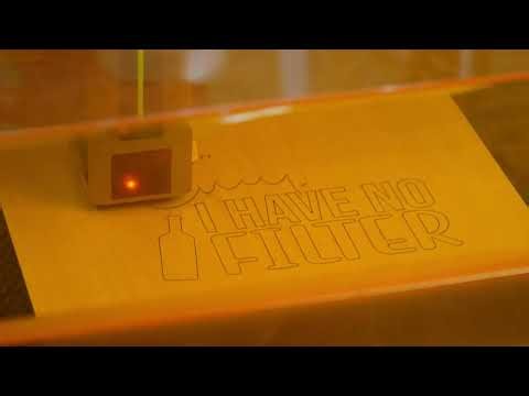 20W Laser Cutter ⚡ With Built-in Camera for Smart Positioning
