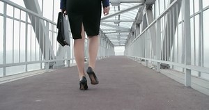 Rear View Elegant Businesswoman High Heels Stock Footage Video (100% Royalty-free) 11278139 | Shutterstock