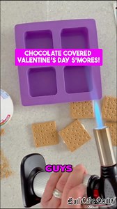 7.2K views · 49 reactions | Linktree in Bio To Shop the Kit, the Complete Free Tutorial & for more Fun Valentine's Day Projects! Making S'mores doesn't have to mean burns! This recipe swaps the campfire for a microwave and brûlée torch (if you're fancy). Perfect for a sweet, safe, and mega-cute Valentine's treat. Sprinkles fix everything! #evilcakegenius #ChocolatecoveredSmores #ValentinesDay #ValentinesDayTreats | Evil Cake Genius | Facebook