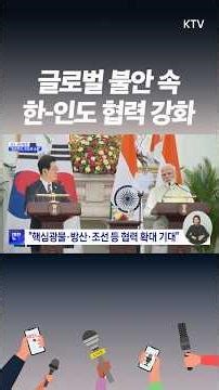 Declaration to Strengthen Korea-India Cooperation Directly Mentions ‘Freedom of Navigation’