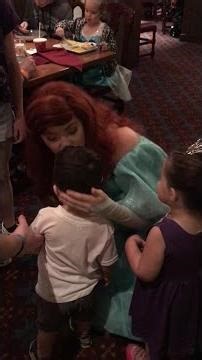 When My Son Met Ariel… He Went for a Kiss :38 seconds in! 😂🧜‍♀️