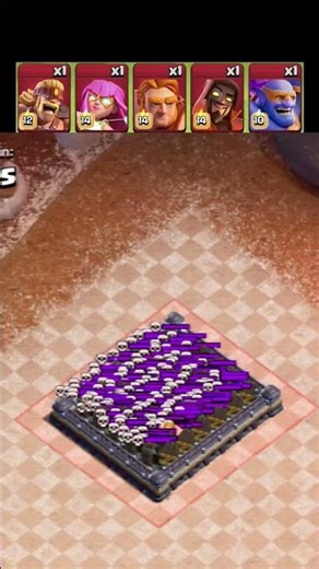 Can ANY Super Troop Survive This? 💀🔥#clashofclans #coc #cocshorts #viral #viralshorts