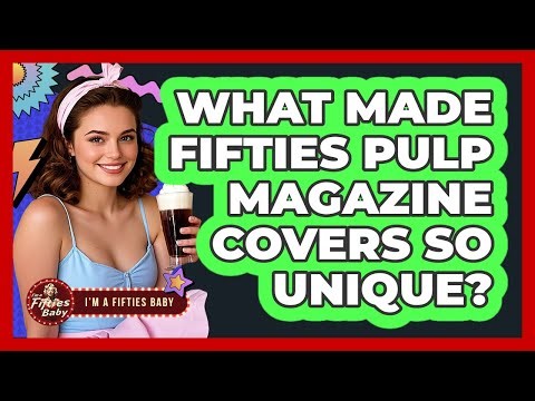 What made Fifties pulp magazine covers so unique?