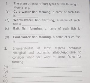 There are at least four types of fish farming in Nigeria. For e... | Filo