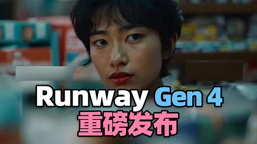 【AI模型】隆重推出Runway Gen-4：新一代尖端AI媒体生成模型，实现世界级连贯性