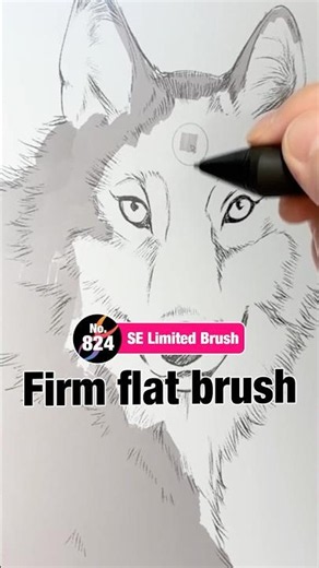 'Firm flat brush' | Brush #firealpaca