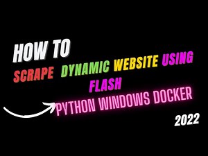 How To scrape A Dynamic Website Using Splash