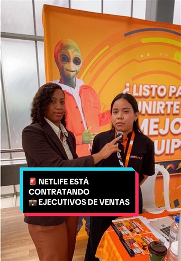 Ejecutivos de Ventas Netlife – Vacantes en Ecuador (Postula con QR)