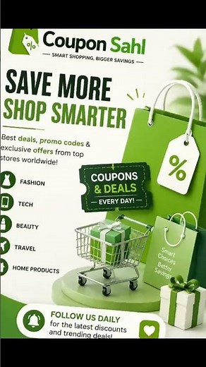 Save More & Shop Smarter 🛍️ | Daily Deals & Promo Codes