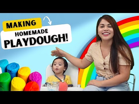 HOW TO MAKE PLAYDOUGH FOR KIDS! | Rhon & Pinchy Family