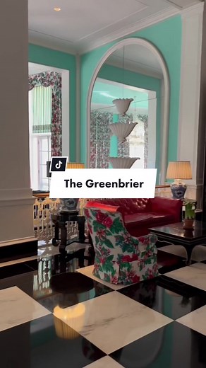 Exploring the Iconic Greenbrier Resort with Dorothy Draper's Designs