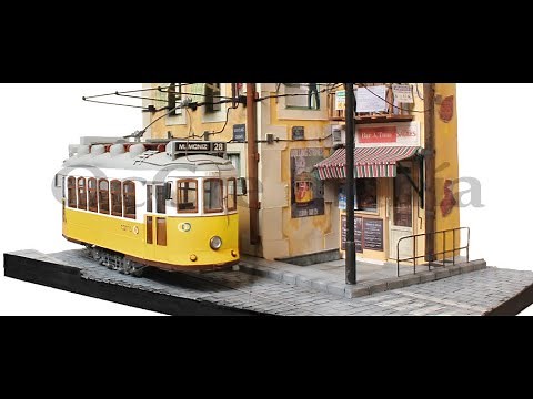 OcCre 1/24 Lisbon (Lisboa) tram and diorama