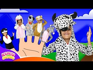 Animal Finger Family & More 🐾 | Fun Kids Song Compilation with Nursery Rhymes! - Kuku and Cucudu