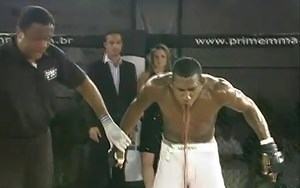 Rewind Sports Clip Of The Week: MMA Fighter Throws Up Everywhere After A Fight!