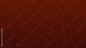 Animation loop of flying sparks on dark background. Sparks flying in the air at night. Seamless loop animation 4k