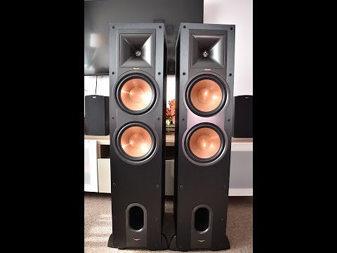 Klipsch R - 28F speakers - Unboxing plus sound TEST