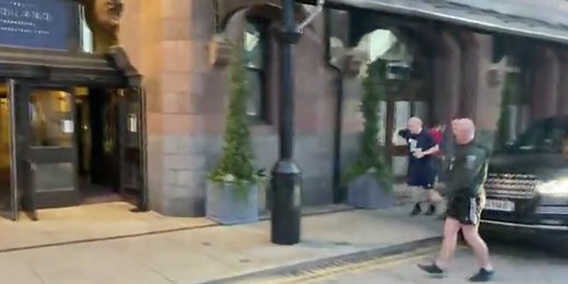 Awkward clip of Boris Johnson jogging just 10 metres from his car resurfaces