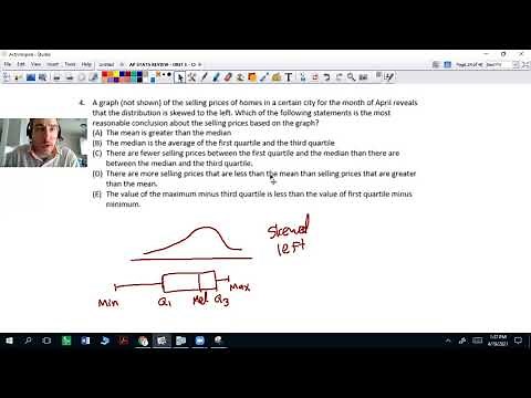 AP Statistics - Exam Review #1 - Multiple Choice