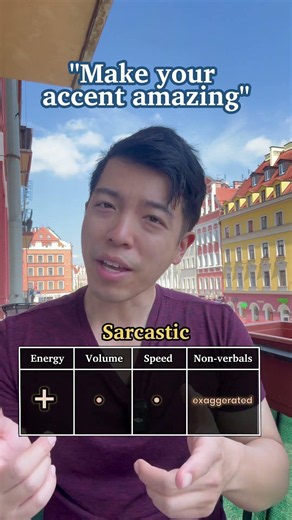 supportive, disappointed, sarcastic, flirty trend — “make your accent amazing”