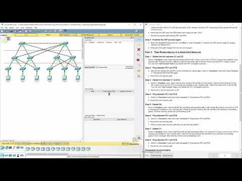 Lab 2.1.1.5 Packet Tracer - Examining a Redundant Design