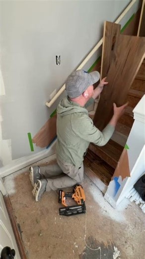 Replacing Carpet Treads with Wood