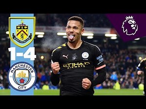 HIGHLIGHTS | BURNLEY 1-4 MAN CITY | Jesus (2), Rodri, Mahrez