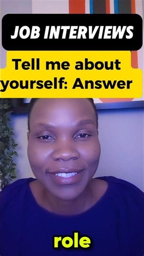 Tell Me About Yourself: Best Interview Answer #jobinterviewtips #careerenglish #businessenglish